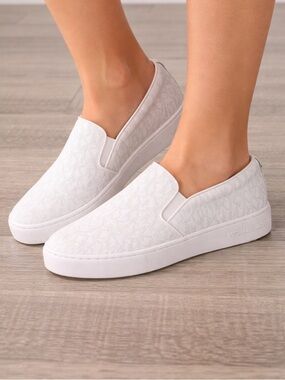 Michael Kors Teddi Signature Logo Slip-On Sneaker